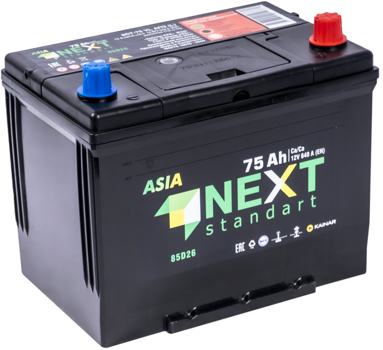 Next Asia 6СТ-75 АПЗ (85D26L, правый+)