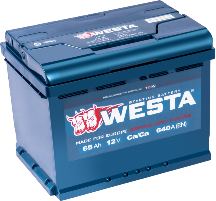 Westa 65 Ач (правый+) в Алматы купить – AKB Almaty